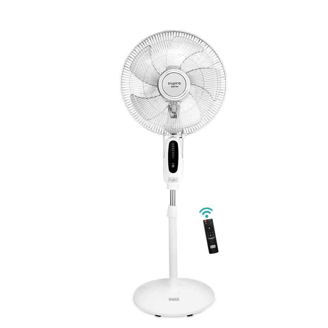 KUHL Inspira P1 400/1200 RPM BLDC Pedestal Fan | Remote | Touch
