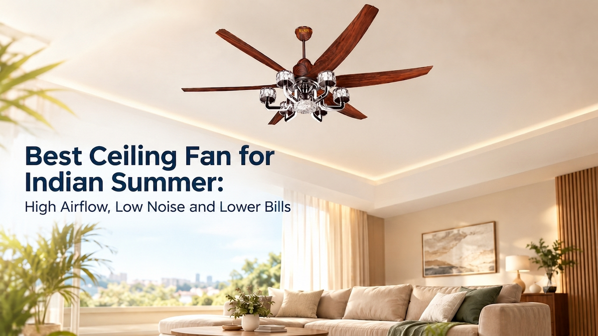Best Ceiling Fan for Indian Summer: High Airflow, Low Noise and Lower Bills