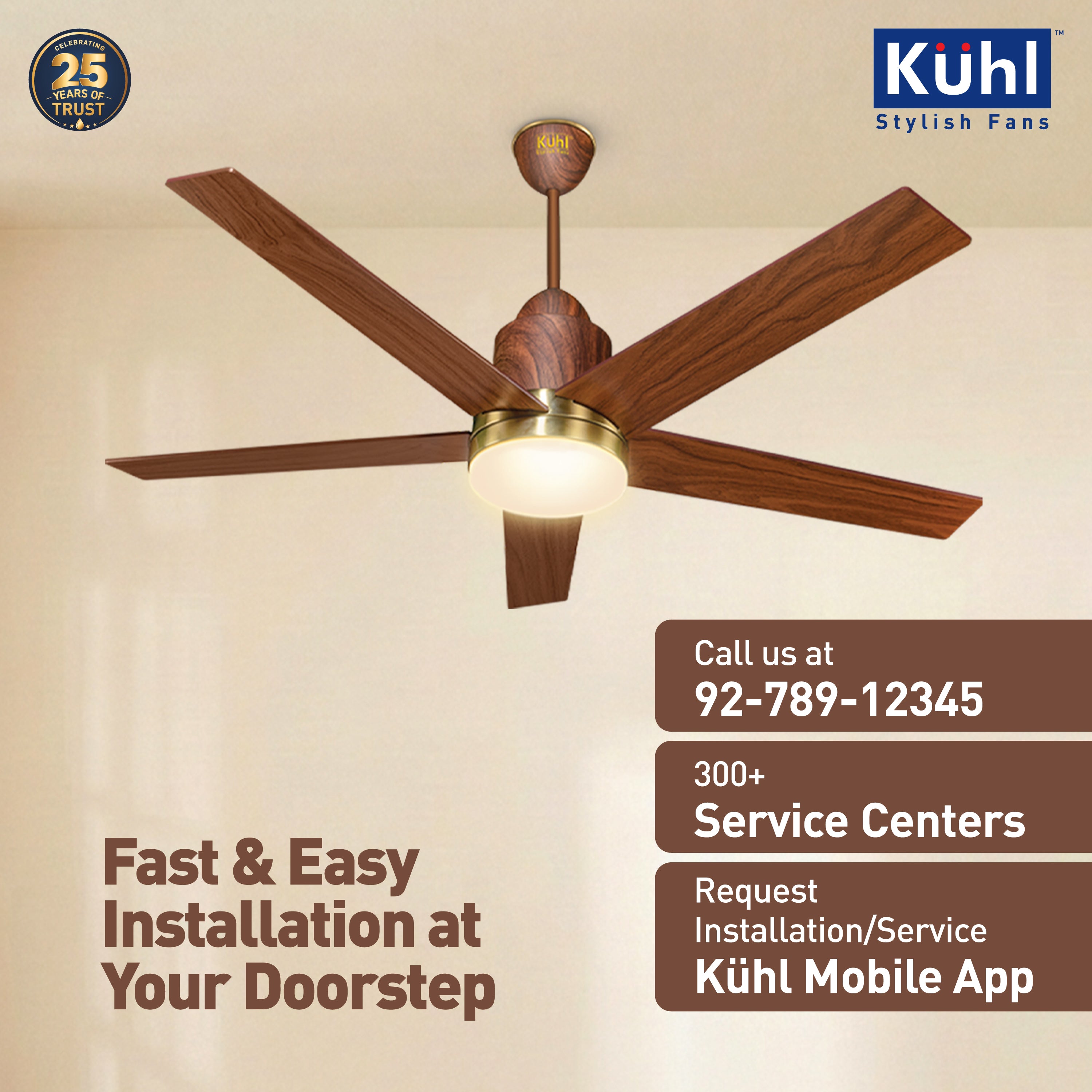 Kühl Luxus Super BLDC 1320mm Ceiling Fan | Next-Gen BLDC Motor