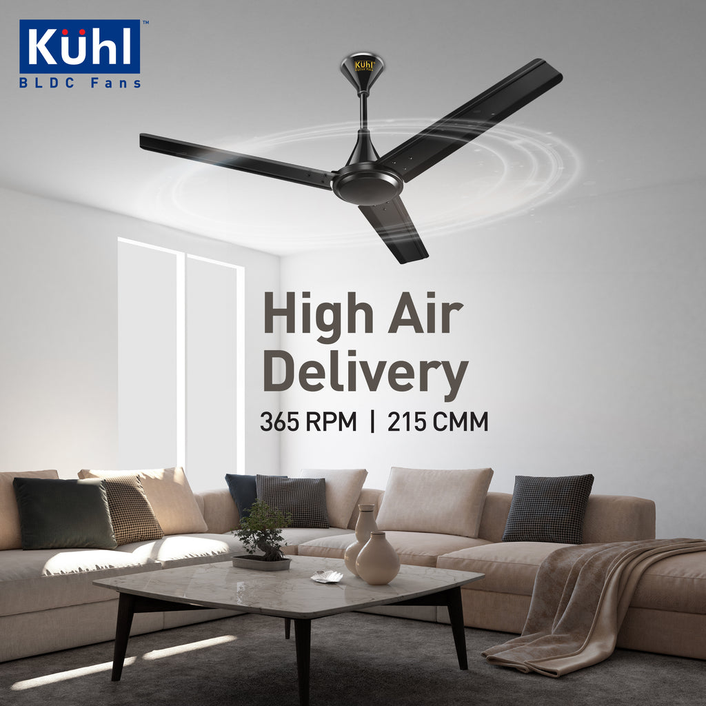 KUHL Fest B1 | Power Saving BLDC Ceiling Fan | 28W | Saves Upto 65% El