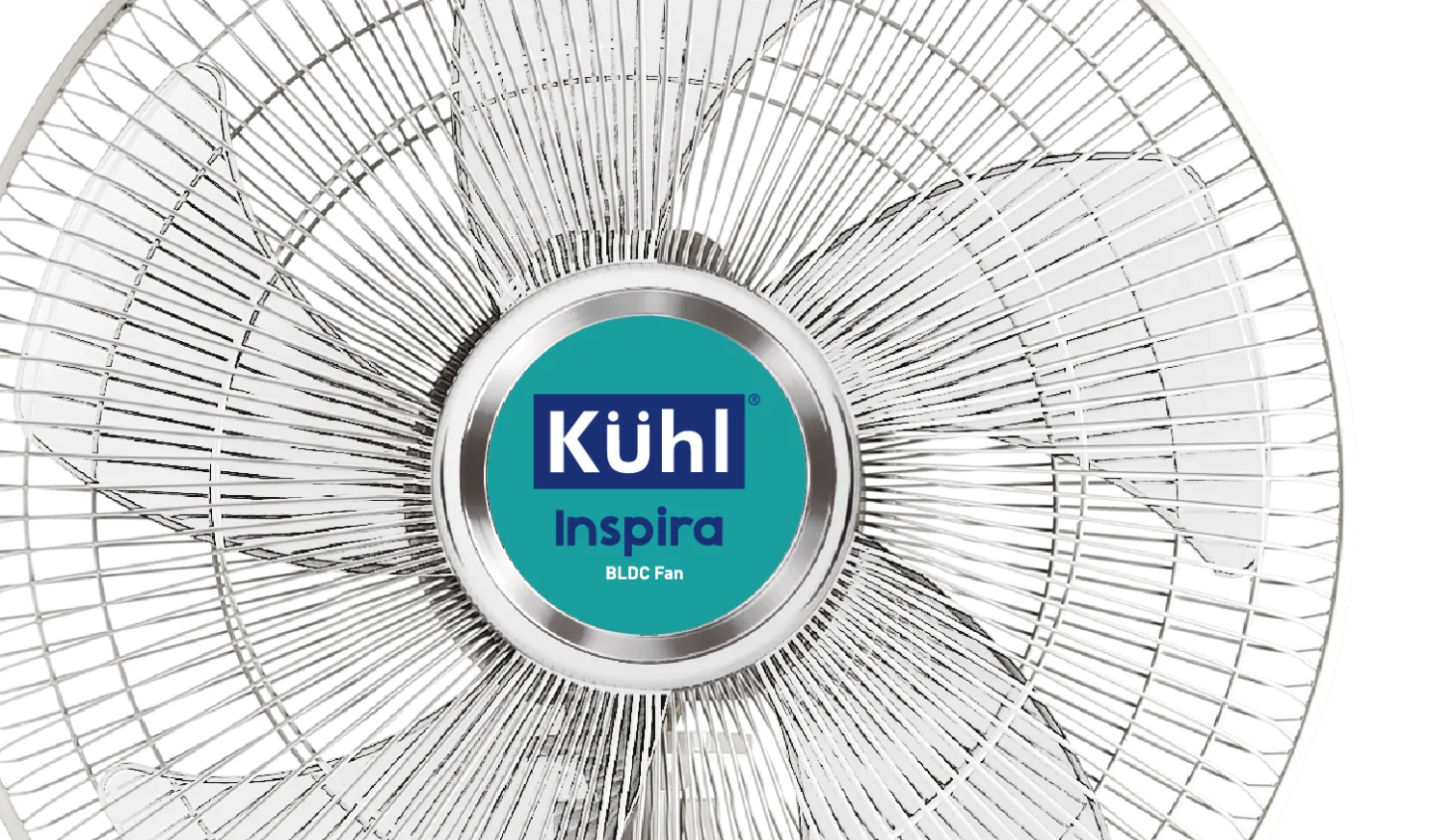 KUHL Inspira W1 400mm 1200 RPM BLDC Wall Fan Remote Operated Touch